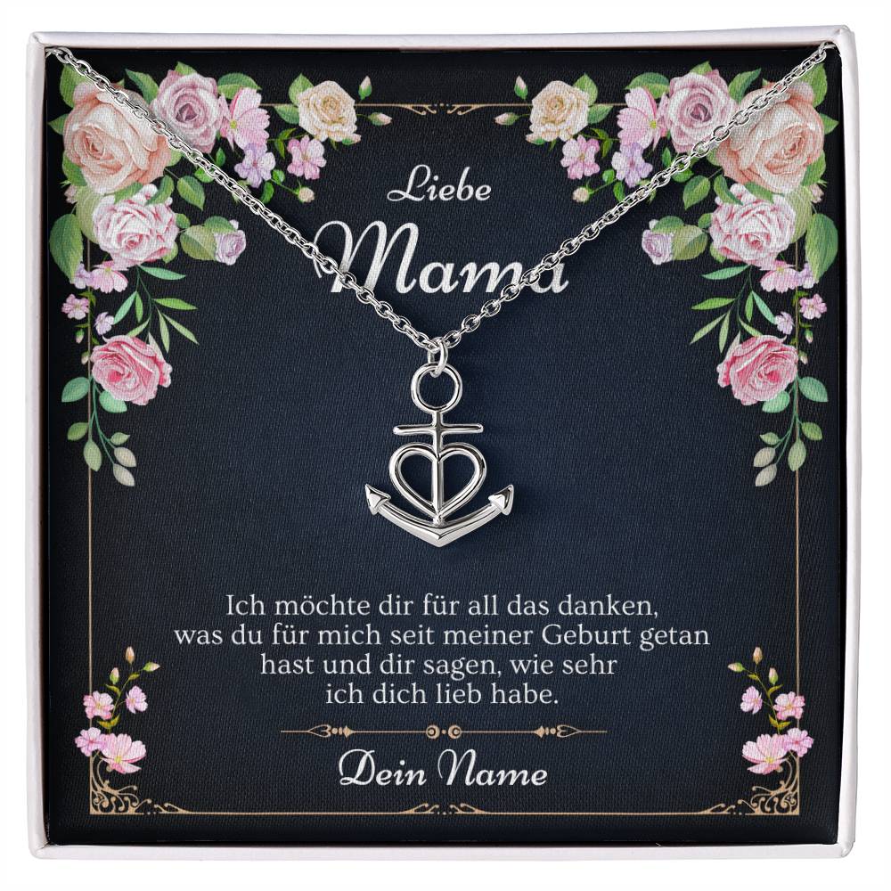 Schmuck Geschenk für Mutter mit Halskette