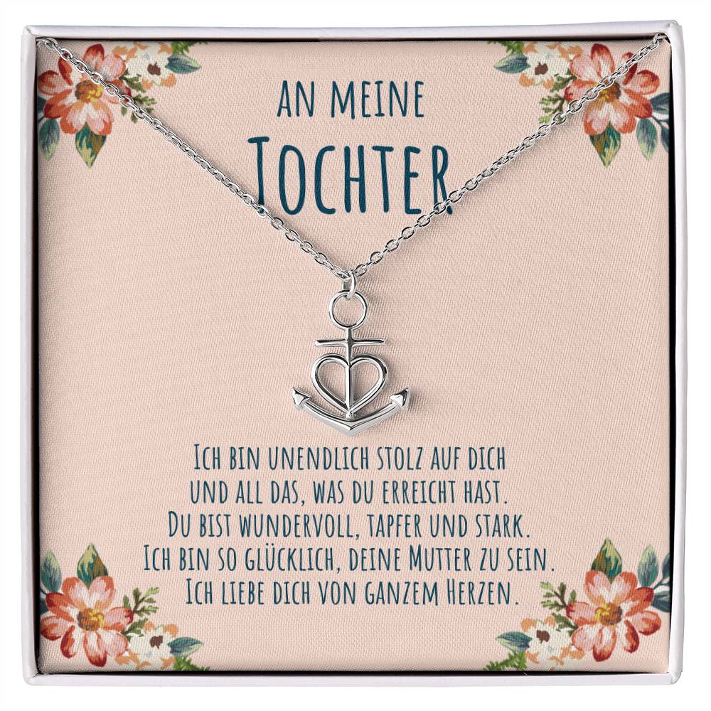 'Ich bin unendlich stolz' Ankerliebe Halskette