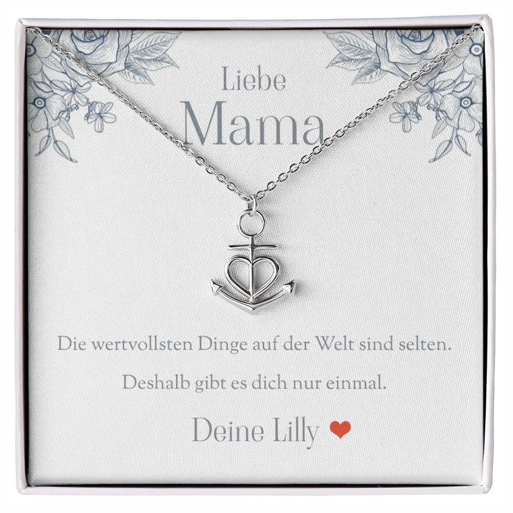 Einzigartiges Schmuck Geschenk für Mama mit persönlicher Widmung