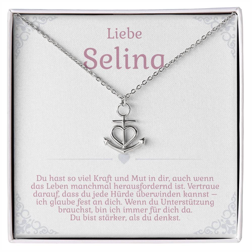 'Du hast so viel Kraft' Ankerliebe Halskette