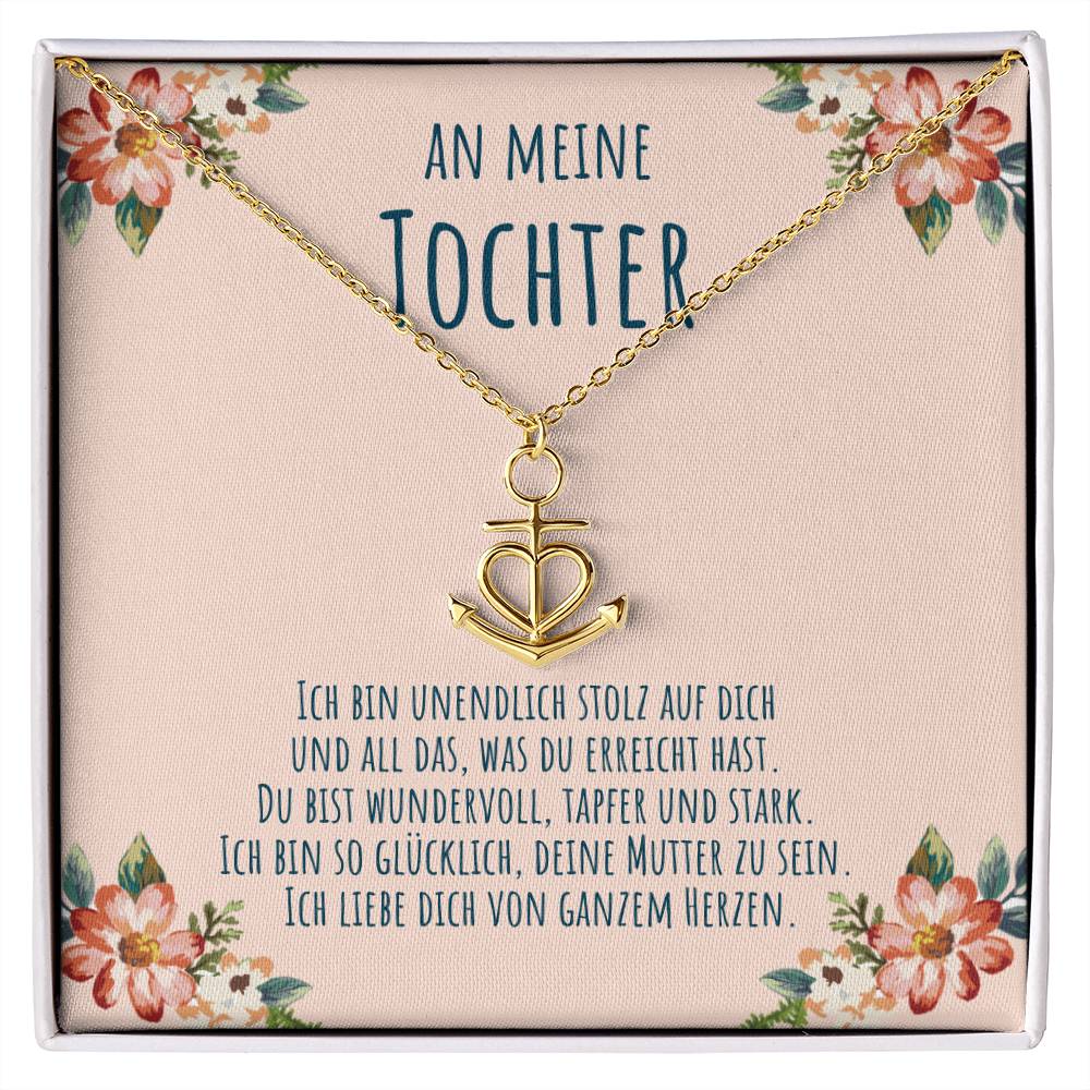 'Ich bin unendlich stolz' Ankerliebe Halskette