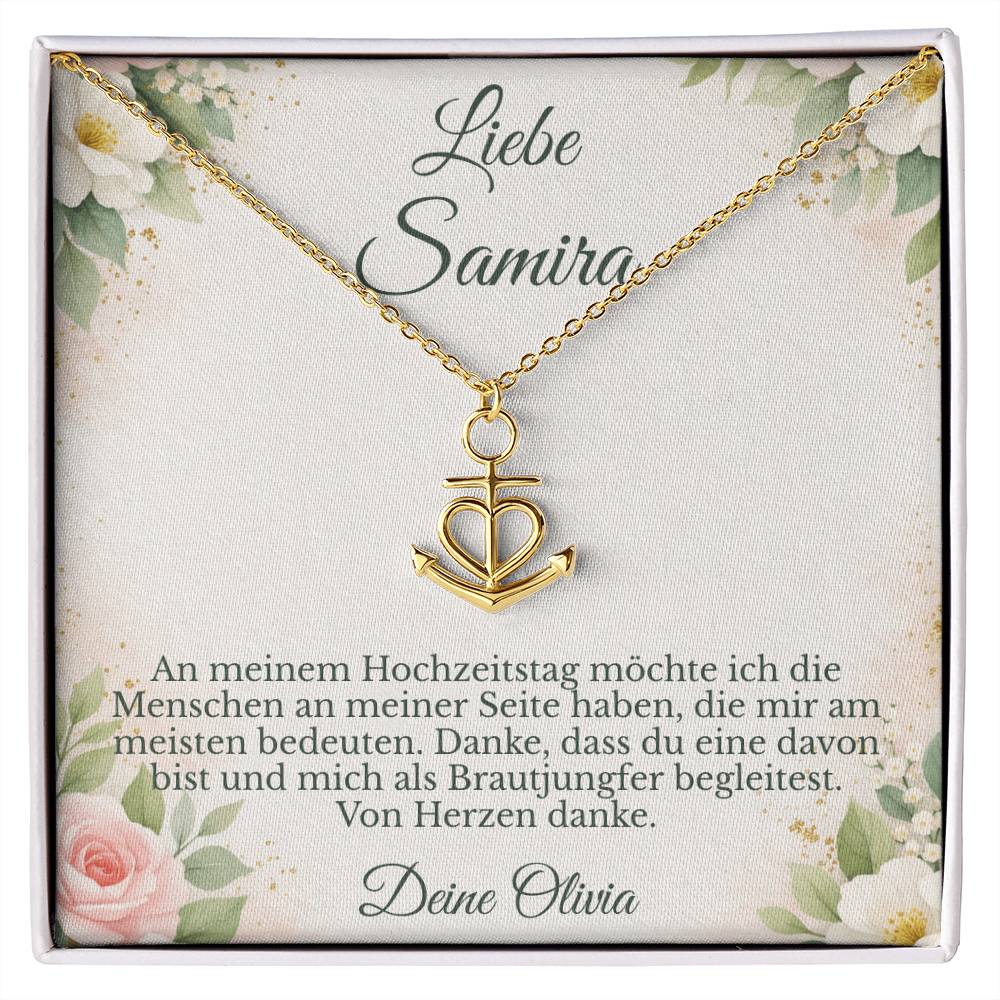 brautjungfern geschenk idee schmuck