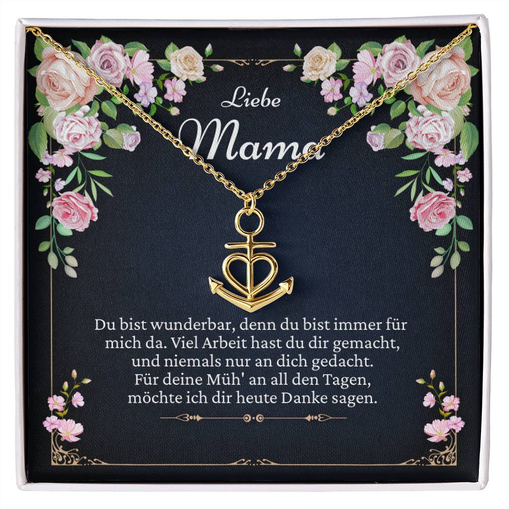 Elegante Halskette für Mutter als persönliches Geschenk