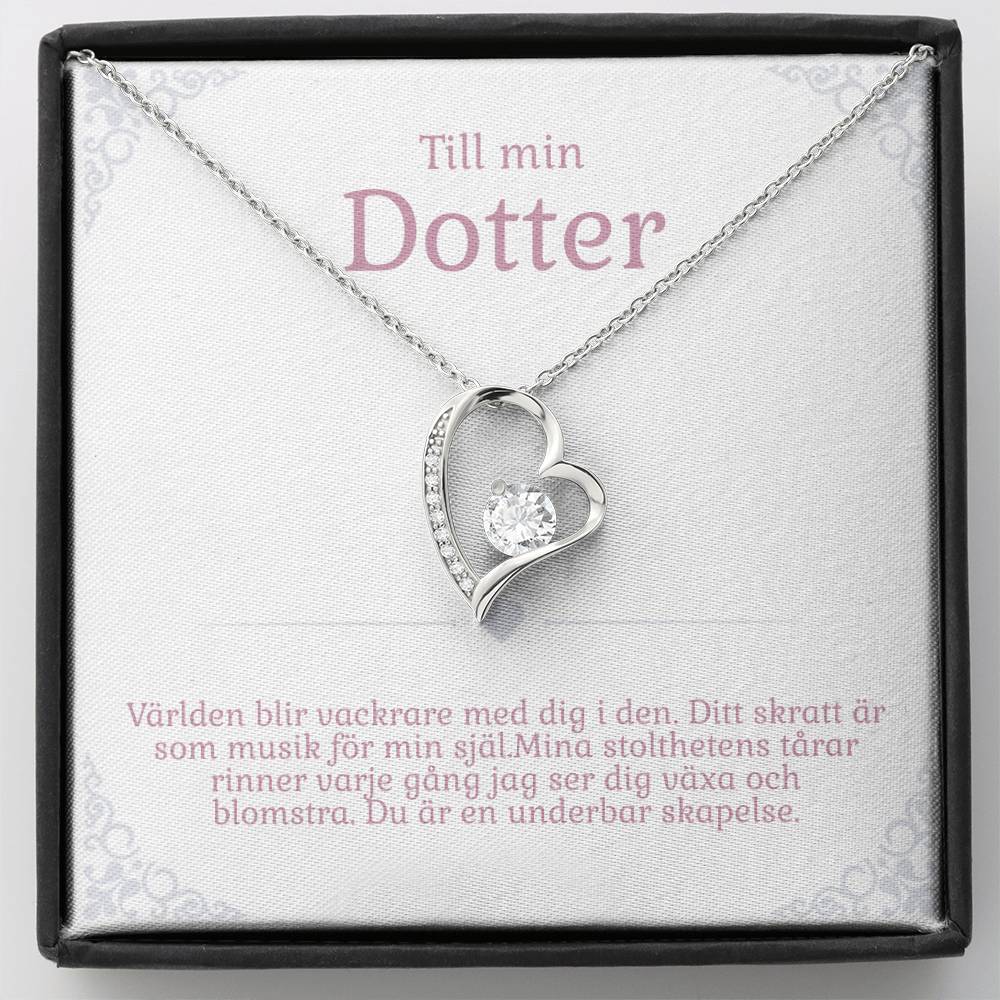 Exklusivt halsband för dotter - Perfekt present till födelsedagen
