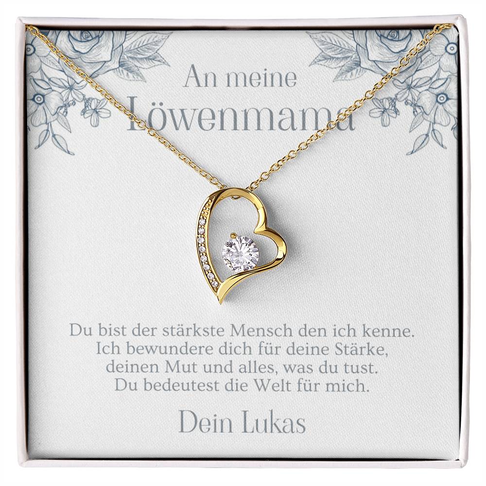 Hochwertige Halskette als Weihnachtsgeschenk für Mama in stilvoller Schmuckbox