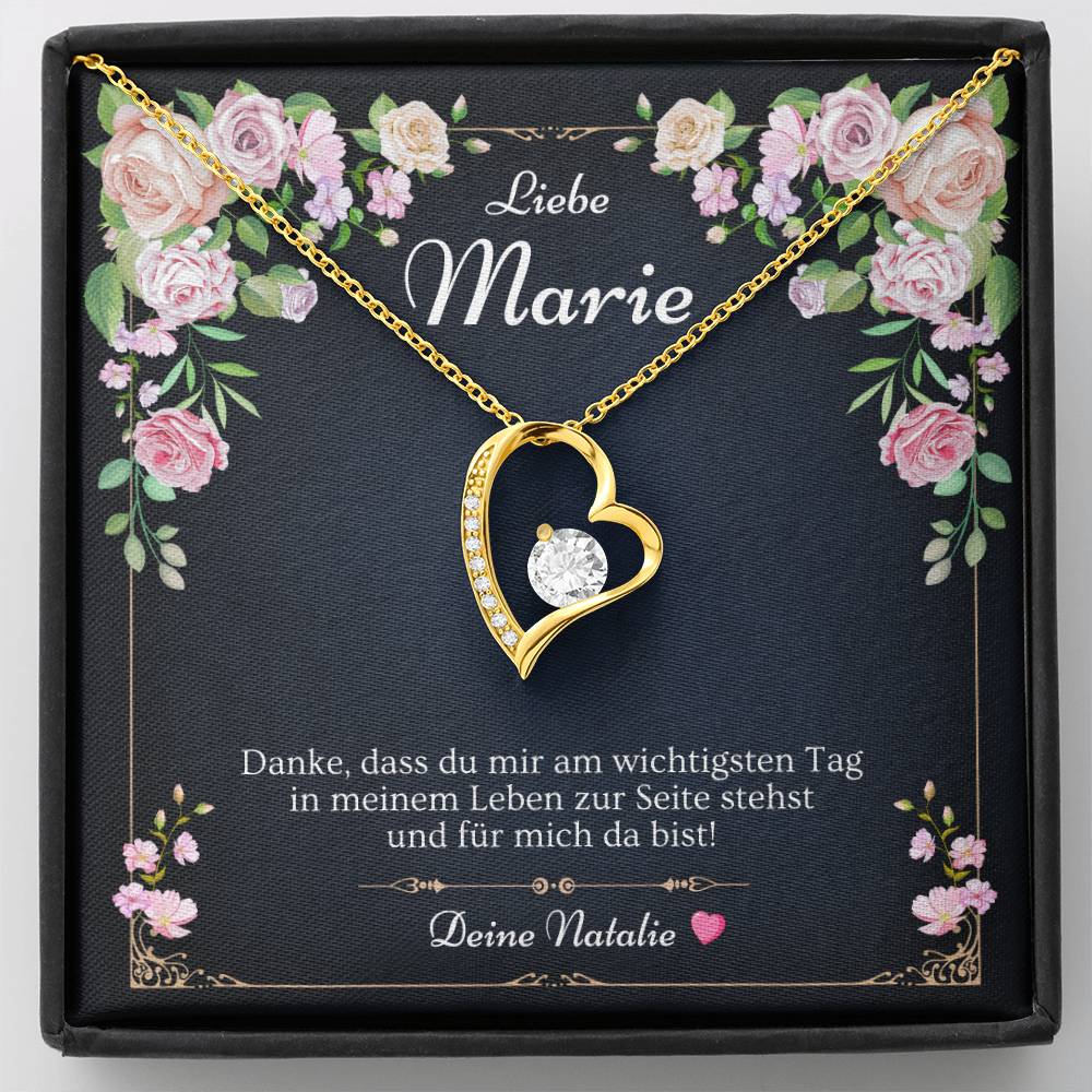 geschenk trauzeugin kette