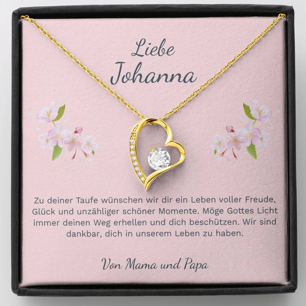 Persönliches Taufgeschenk für Mädchen – liebevolles Schmuckset