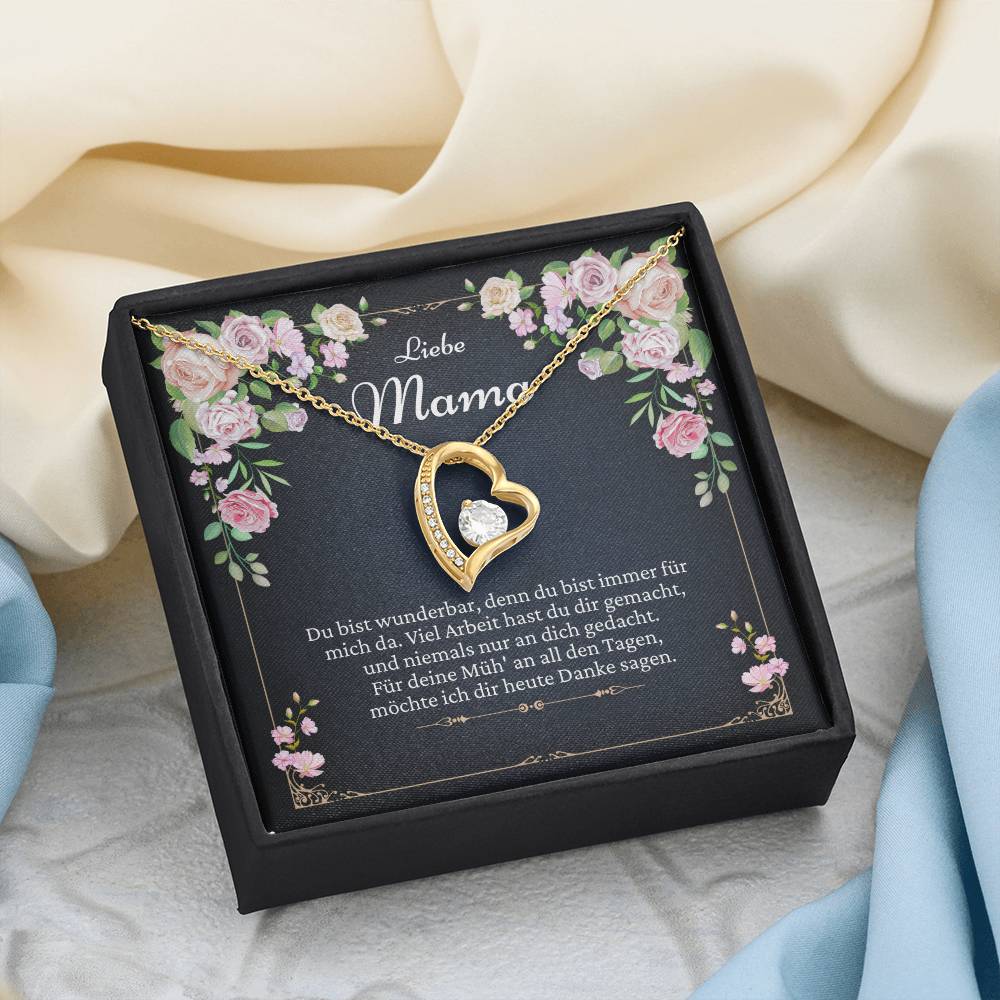 Schönes Geschenk für Mutter zum Muttertag als Halskette
