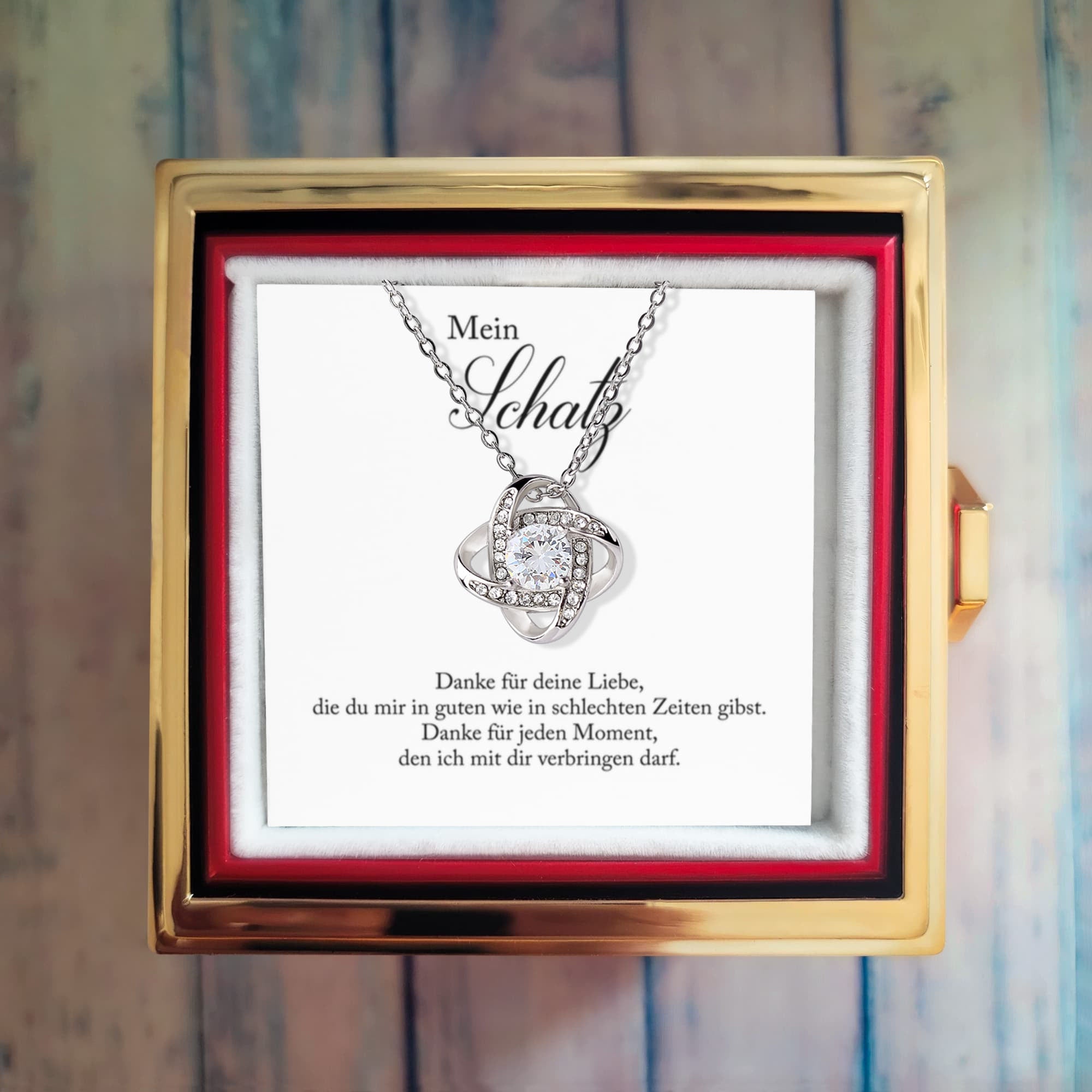 Geschenk für Ehefrau zum 60 Geburtstag – besonderes Schmuckset mit ewiger Rose