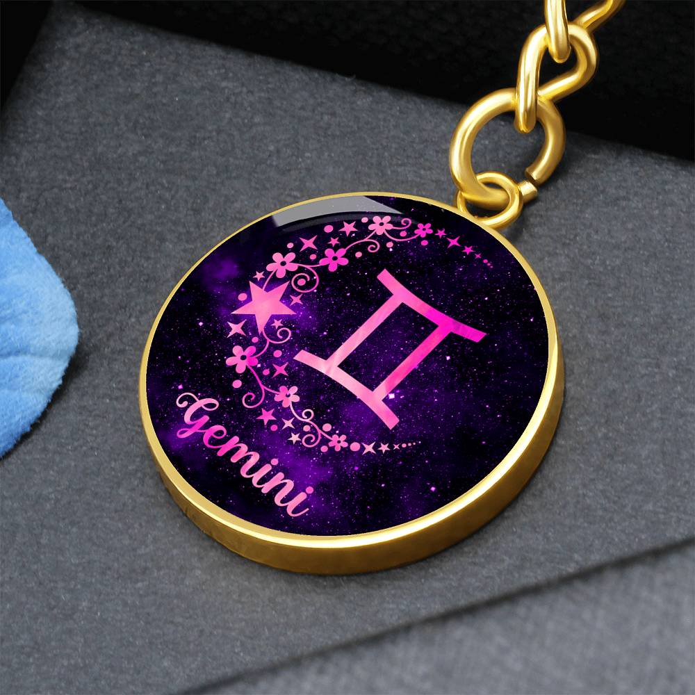 Schlüsselanhänger Sternzeichen Zwilling