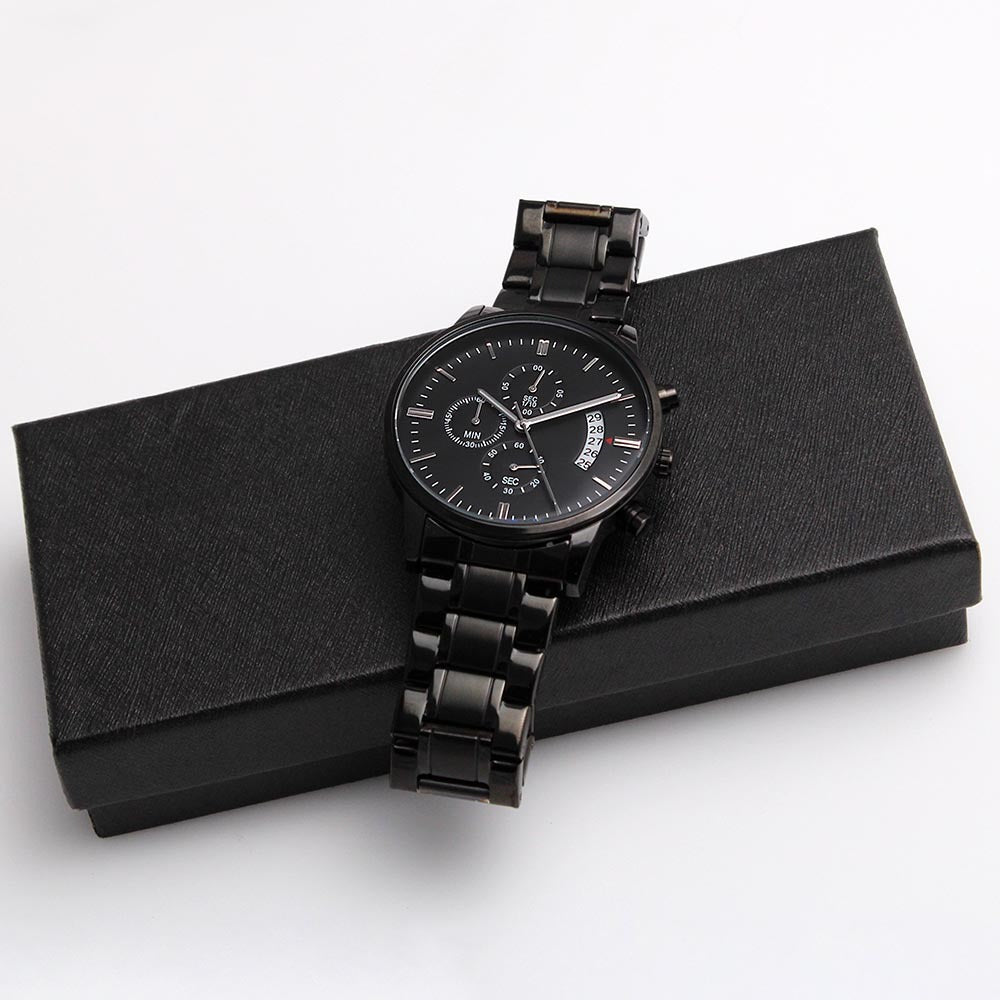 'Du bist mein Mann' Armbanduhr Chronograph