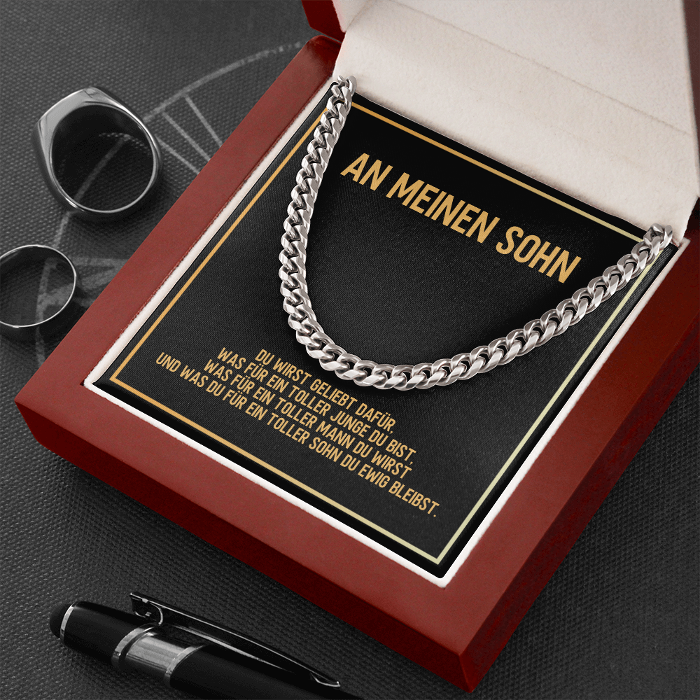 kette mit spruch für sohn