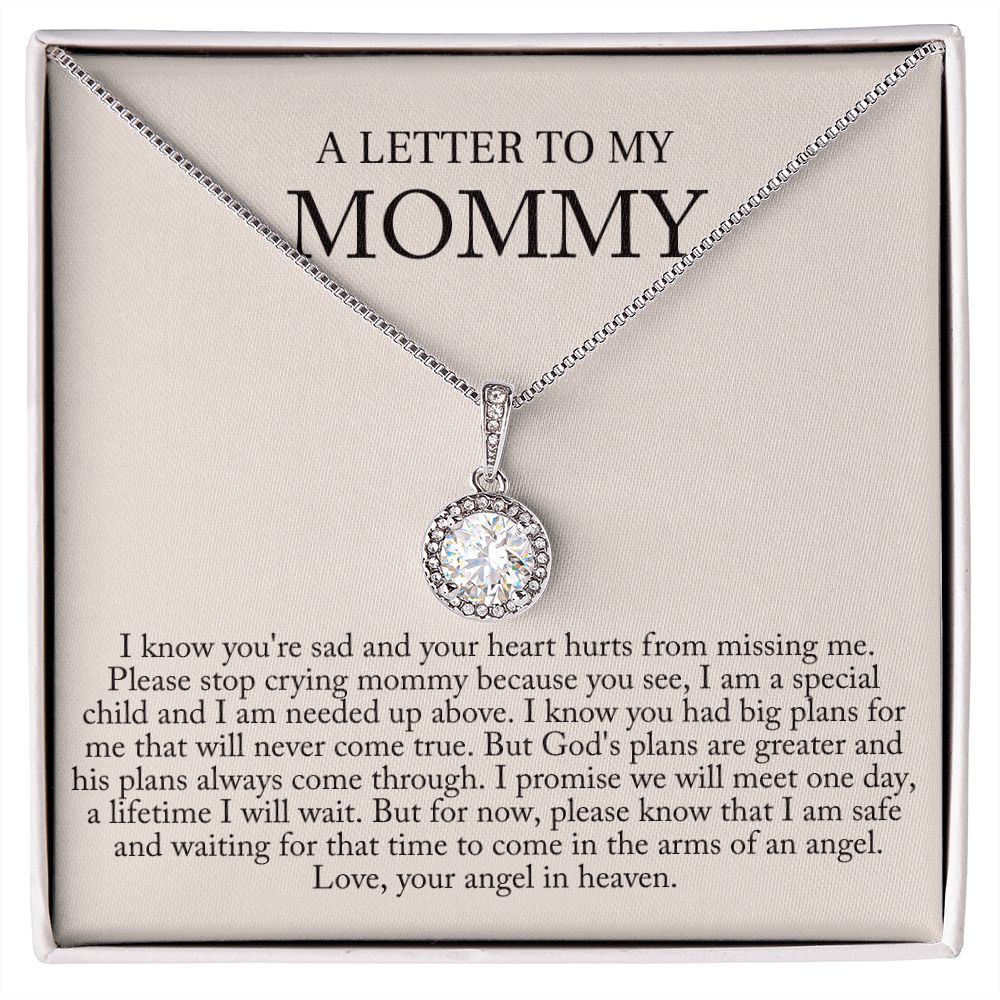 'A letter to my mommy' Eternal Halskette
