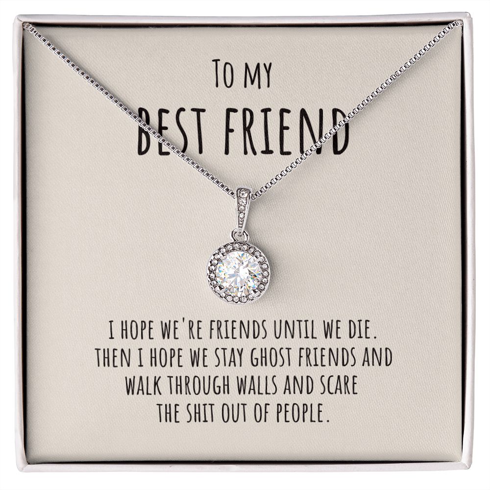 'I hope we are friends' Eternal Halskette