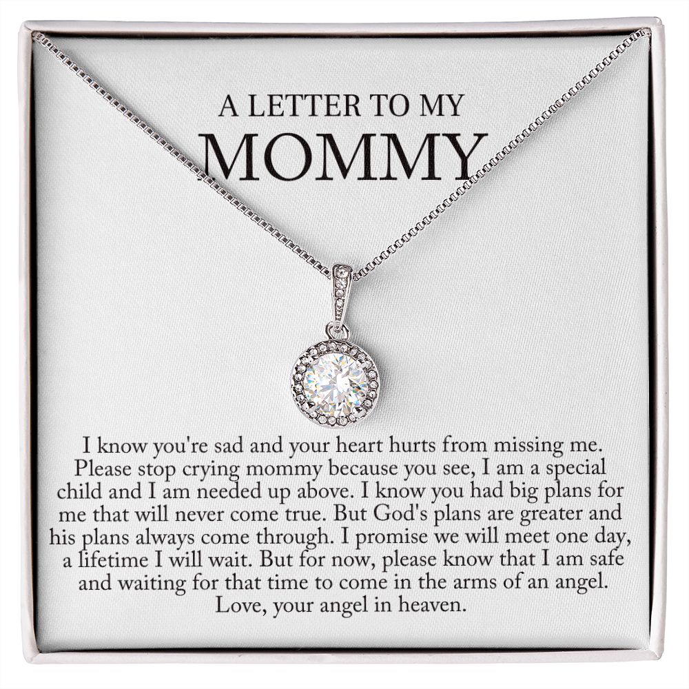 'A letter to my mommy' Eternal Halskette