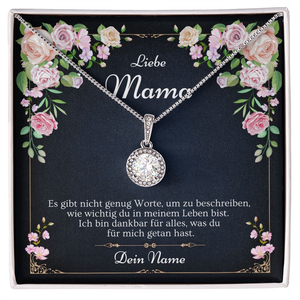 an meine mama halskette