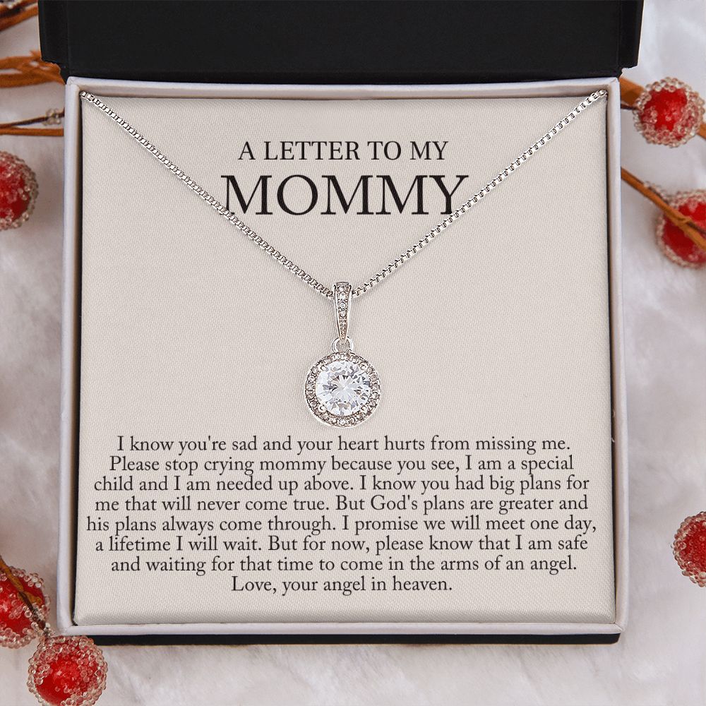 'A letter to my mommy' Eternal Halskette