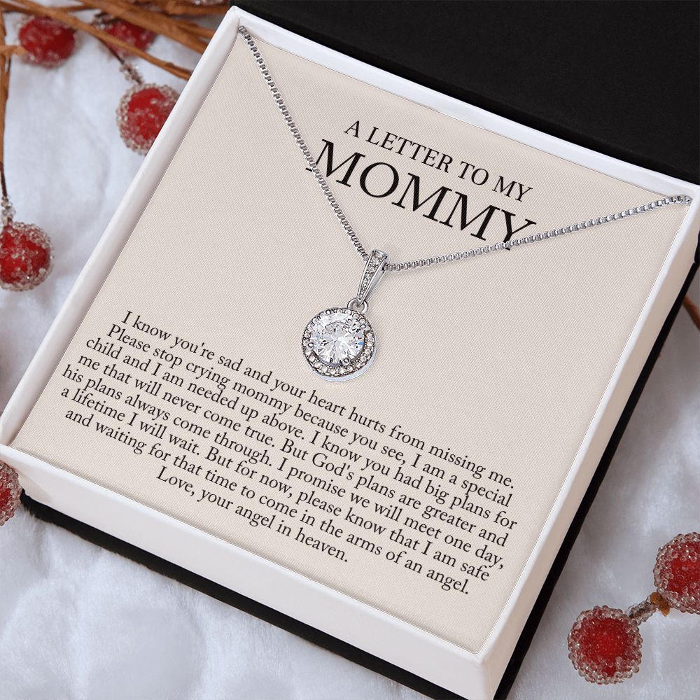 'A letter to my mommy' Eternal Halskette