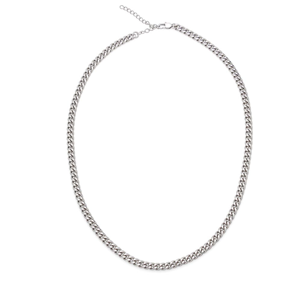 'The Day I Met You - Rocker' Cuban Curb Chain