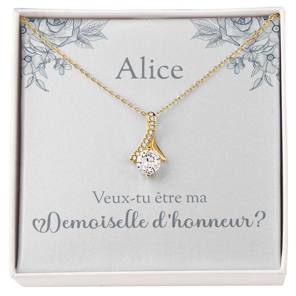 demoiselle d honneur collier