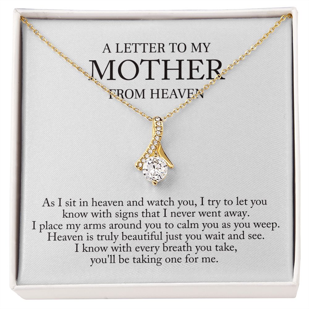 'A letter to my mother' Allure Halskette