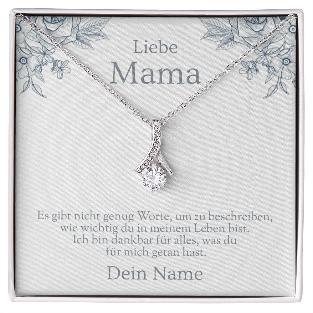 an meine mama halskette