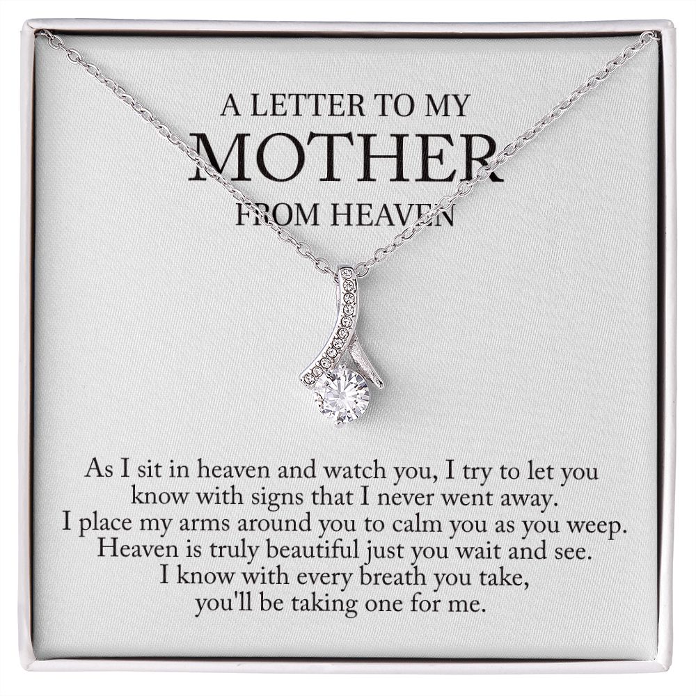 'A letter to my mother' Allure Halskette