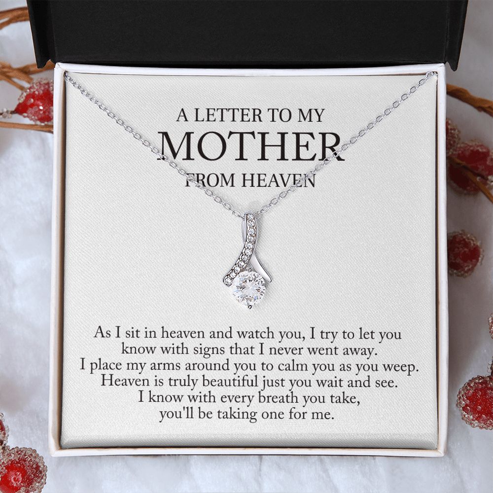 'A letter to my mother' Allure Halskette