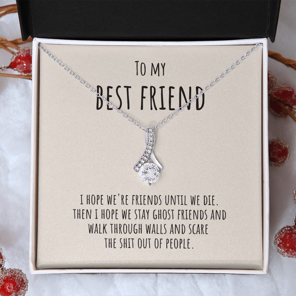 'I hope we are friends' Allure Halskette