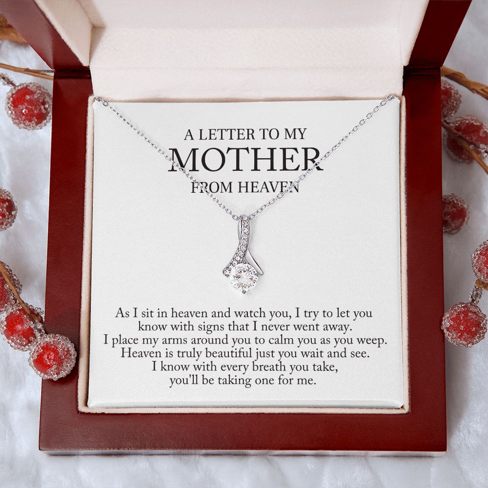 'A letter to my mother' Allure Halskette