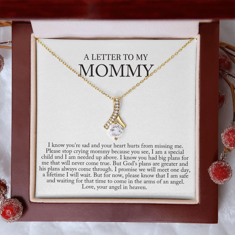 'A letter to my mommy' Allure Halskette