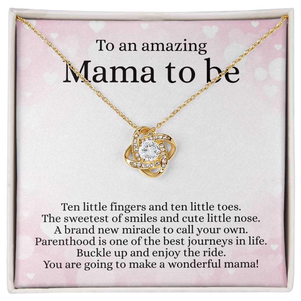 'Ten little fingers' Liebesknoten Halskette