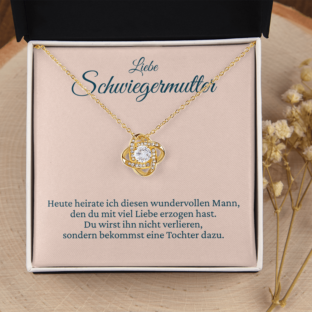 'Du wirst ihn nicht verlieren' Liebesknoten Halskette