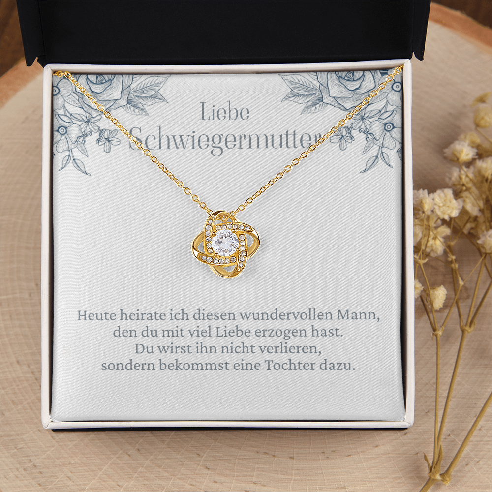 'Du wirst ihn nicht verlieren' Liebesknoten Halskette