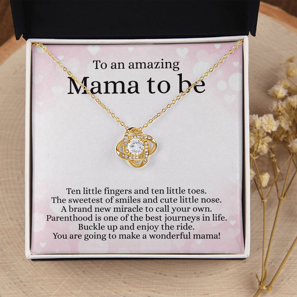 'Ten little fingers' Liebesknoten Halskette