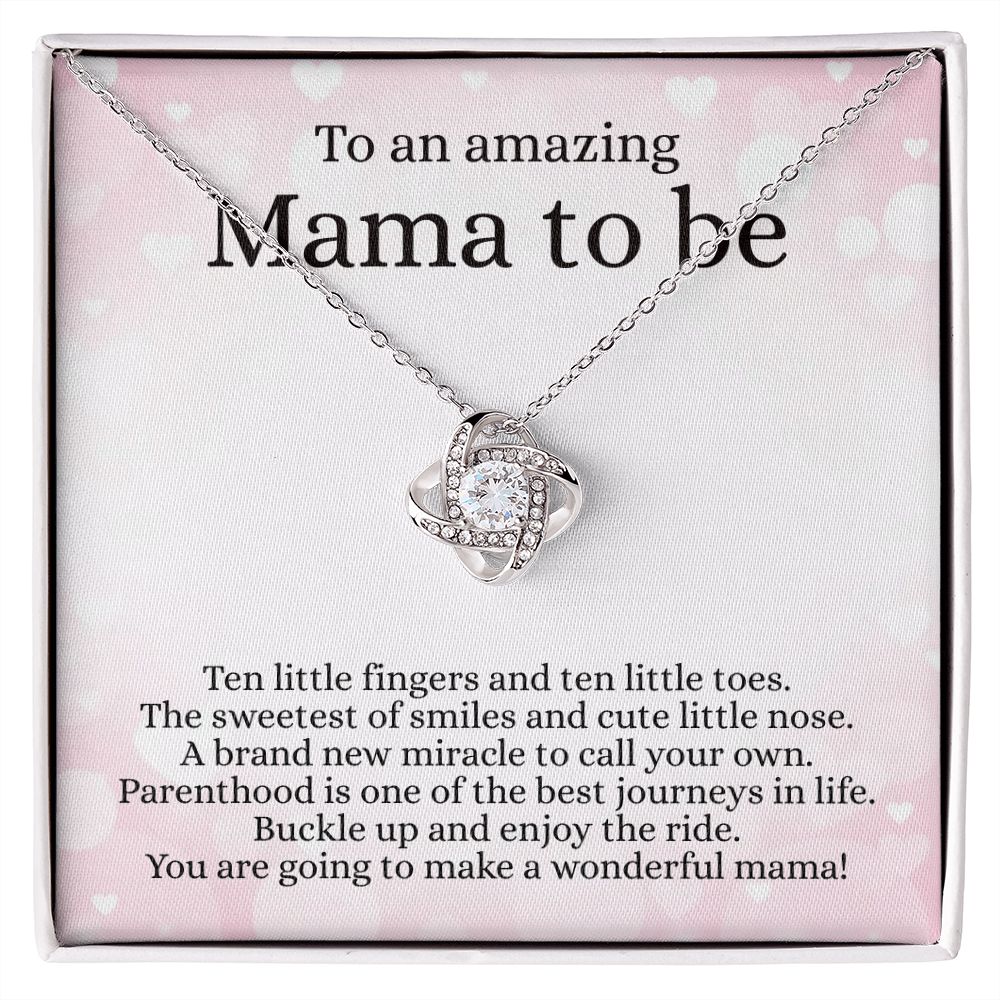 'Ten little fingers' Liebesknoten Halskette