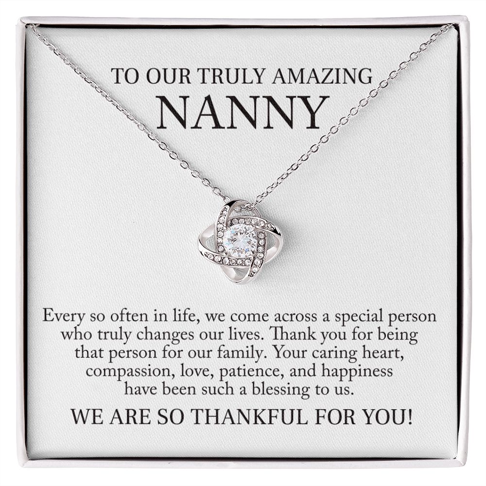 'Every so often in life' Liebesknoten Halskette