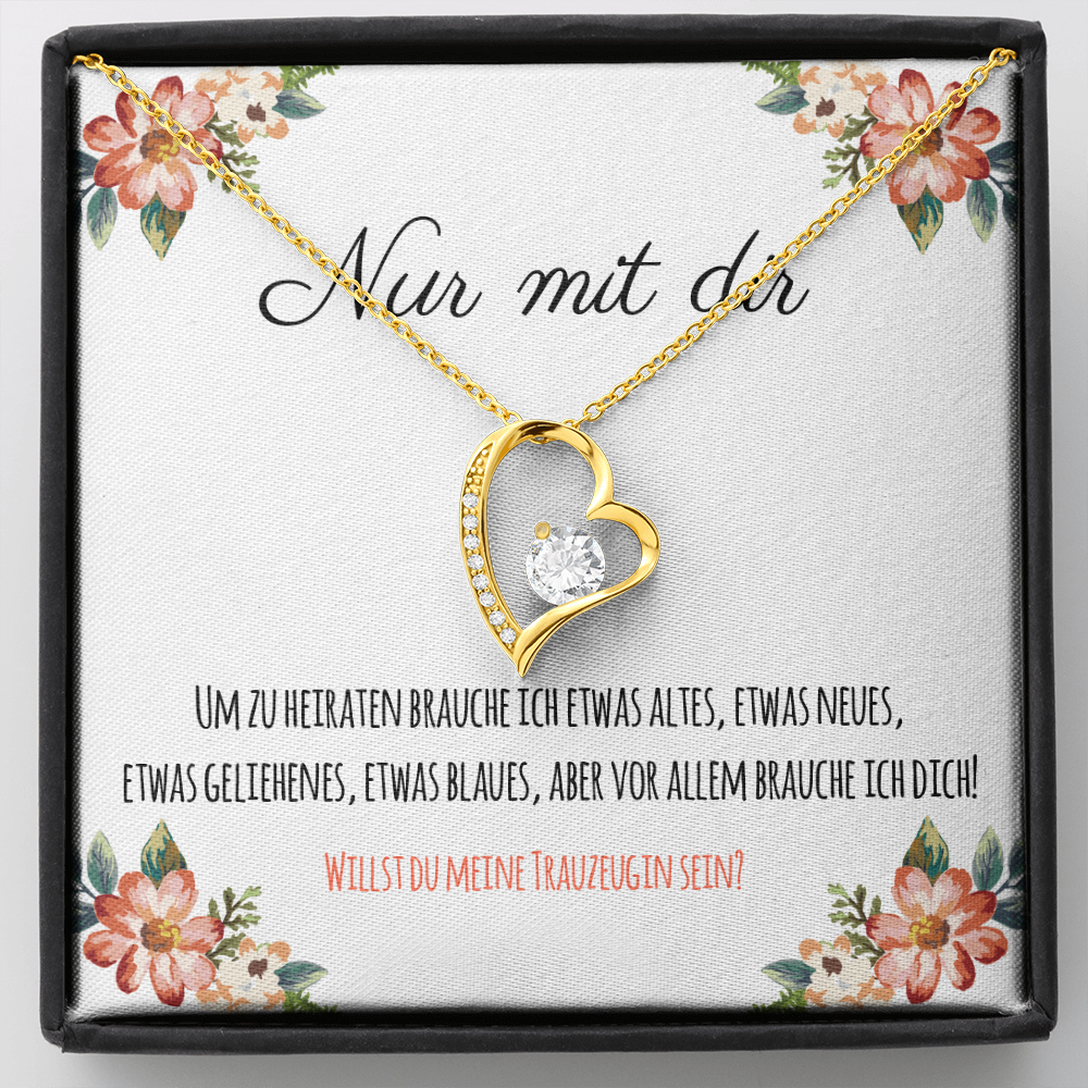 kette trauzeugin herz