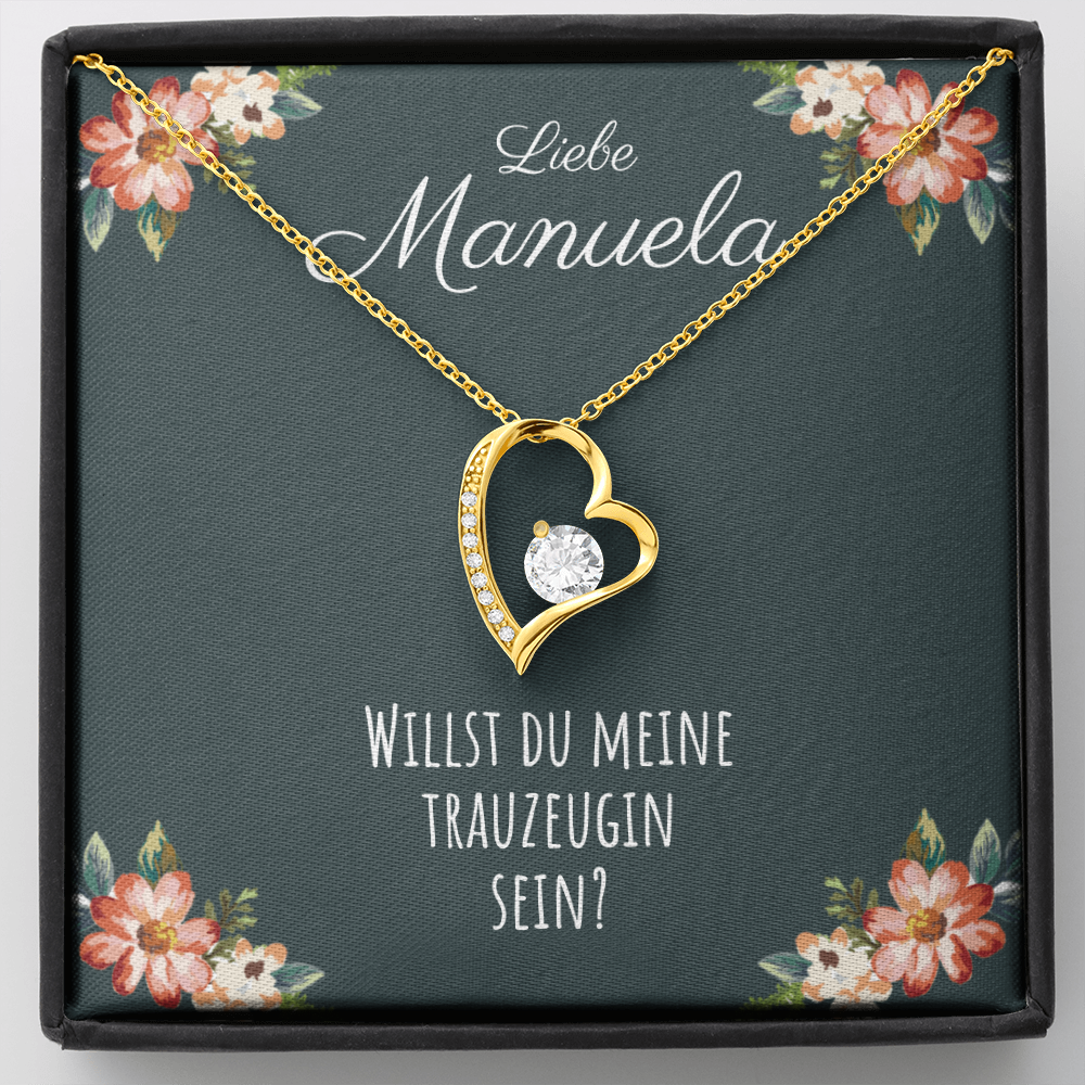 kette trauzeugin herz