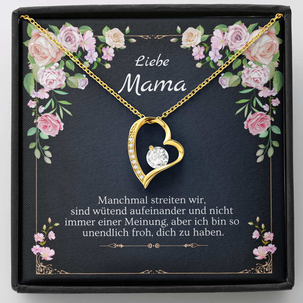 an meine geliebte mama kette