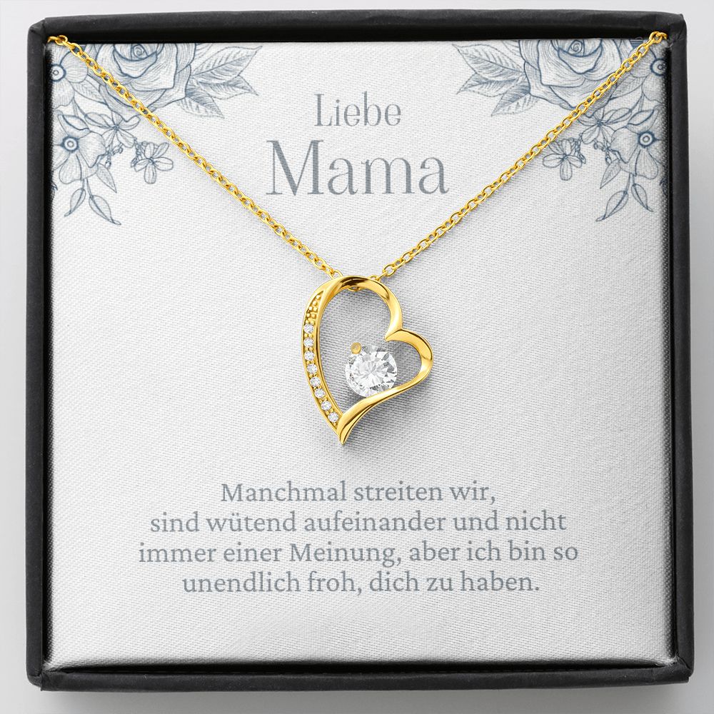 an meine geliebte mama kette