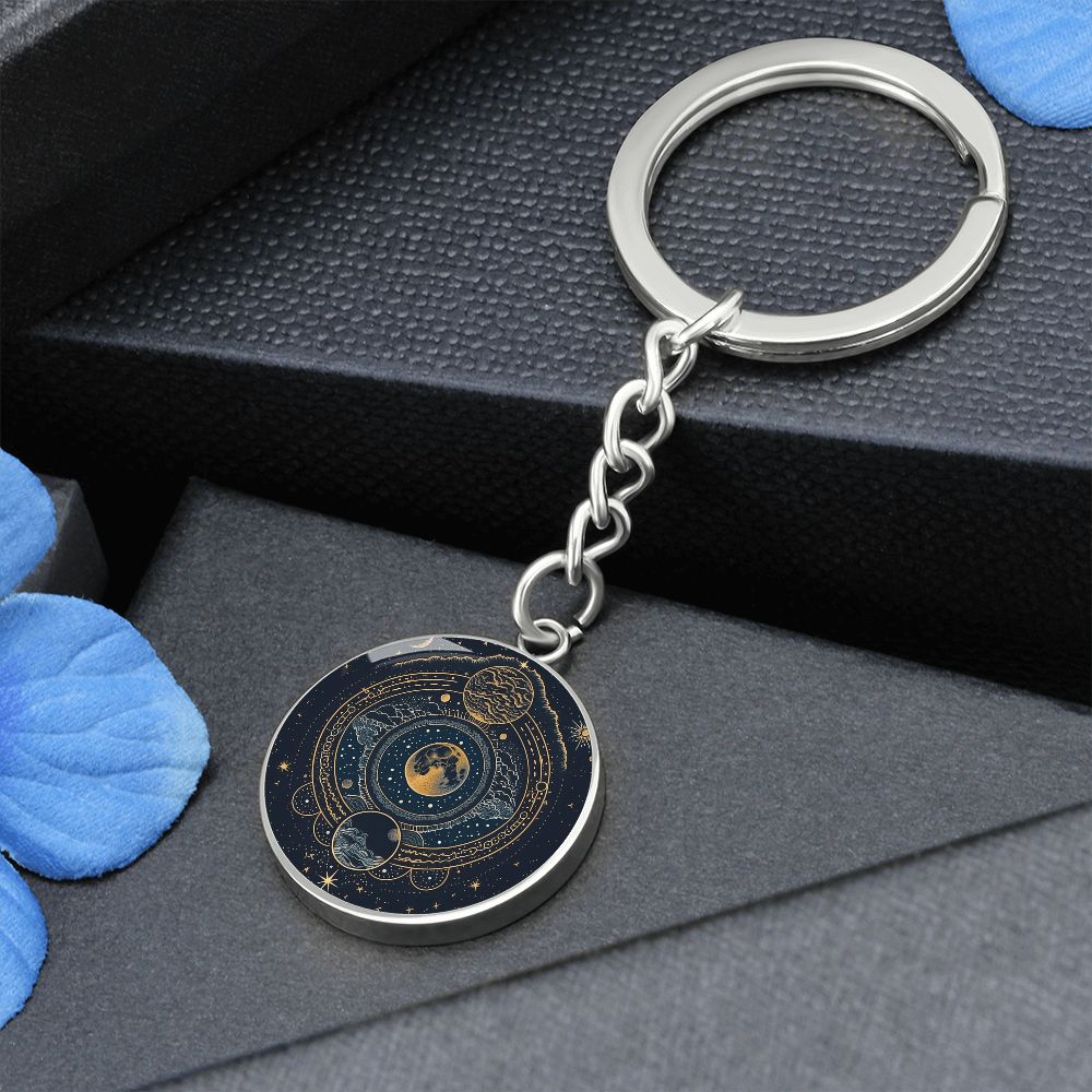 schlüsselanhänger mond