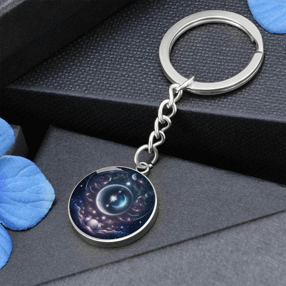 schlüsselanhänger mond