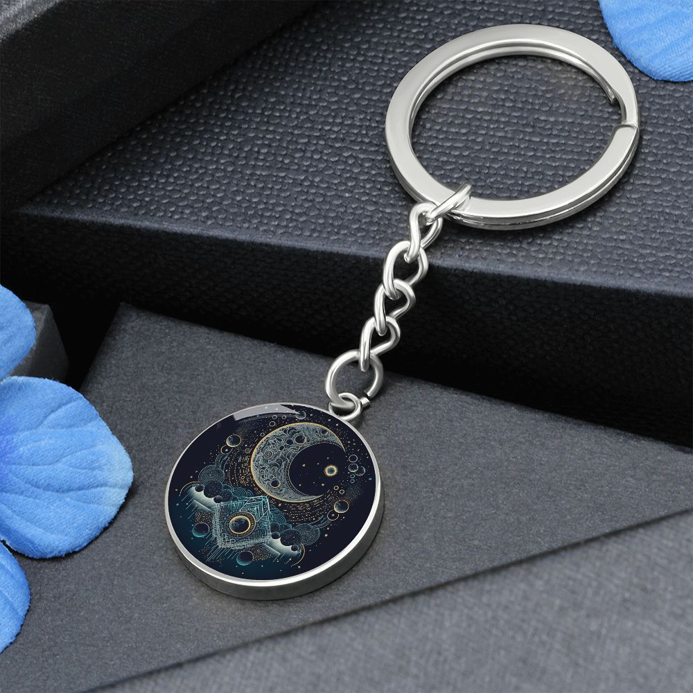 schlüsselanhänger mond