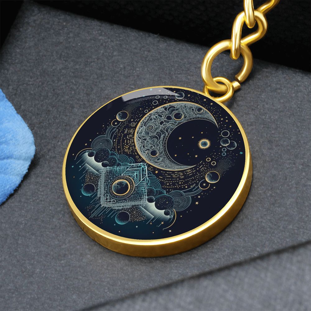 schlüsselanhänger halbmond