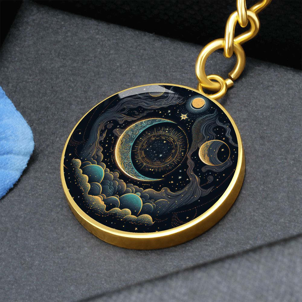 schlüsselanhänger halbmond