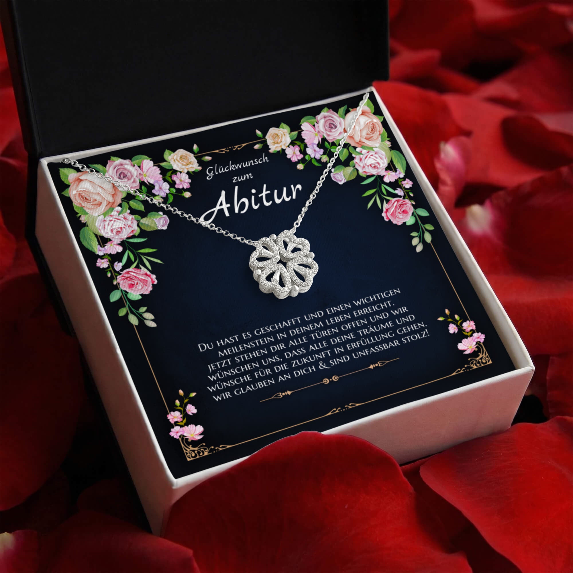 Filigrane Schmuck Halskette als elegantes Geschenk zum Abitur für sie