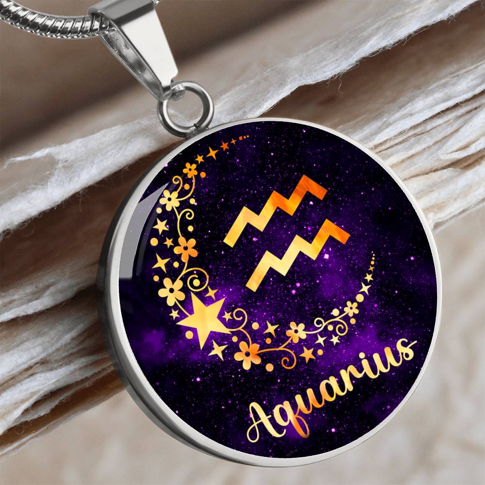Wassermann Sternzeichen Halskette - Perfektes Geschenk für Aquarius