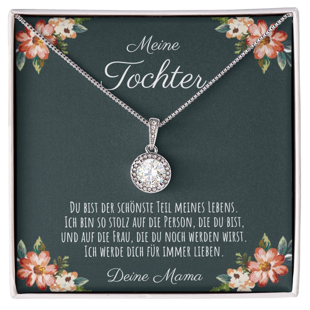 Halskette als Geschenk für Tochter von Mama und Papa mit Karte