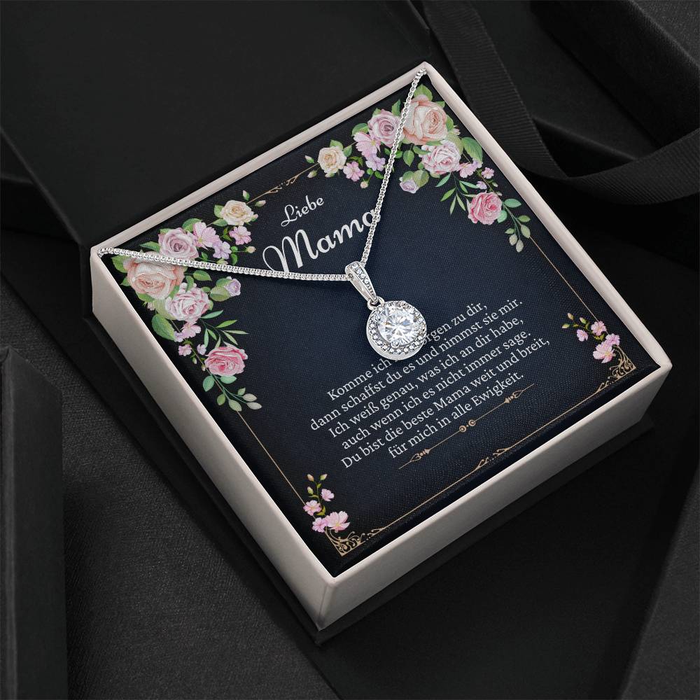 "Till mig för alltid och alltid" Eternal Necklace 